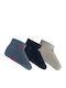 Lotto Kids' Socks Signature Logo Grey Blue Light Blue 3 Pair