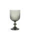 Ankor Set of Glasses White Wine / Water / Cocktail/Drinking made of Glass in Gray Color Stemmed 350ml 6pcs