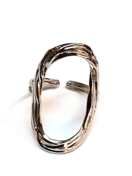 Amalfi Accessories Damen Chevalier Ring aus Stahl
