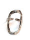 Amalfi Accessories Damen Chevalier Ring aus Stahl