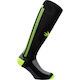 Six2 Mot 2 Carbon Long Yellow Cycling Socks