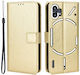 Halterung Brieftasche Synthetisches Leder Gold (Nothing Phone 1)