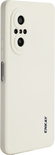 Liquid Back Cover Silicone White (Huawei Nova 9 SE / Honor 50 SE)
