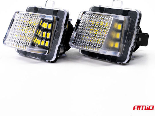 AMiO Lumini pentru plăcuțele de înmatriculare Lumini LED pentru Mini Cabrio 1buc