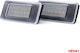 AMiO Светлини за регистрационната табела LED за Citroen C3 / DS5 / C5 Peugeot 208 / 2008 / 207 / 308 / 3008 / 508 / 5008 1бр