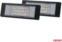 AMiO Φώτα Πινακίδας Led για BMW E87 / M6 Citroen DS Fiat Multipla / Marea Mini Cooper / Clubman / Countryman / Paceman για lancia Gamma AMiO Φώτα Πινακίδας Led για BMW E87 / M6 Citroen DS Fiat Multipla / Marea Mini Cooper / Clubman / Countryman / Paceman για lancia Gamma