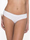 Baumwolle Damen-Slips 3er Pack Nahtlos mit Spitze Weiß
