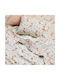 Das Home Подредба Детски Чаршафи За Количка Памучни Lovely Fox Бежови 130x170см 3 Бройки
