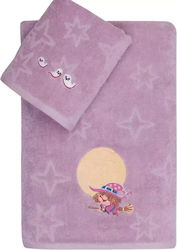 Kentia Set of baby towels 2pcs Hans Lilac Weight 450gr/m²
