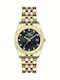 Ferro Men's Watch Battery with Gold Metal Bracelet