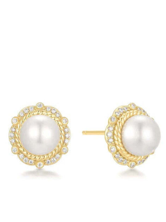 Ania Haie Silver Gold Plated Stud Earrings Ania Haie Silver Gold Plated Stud Earrings