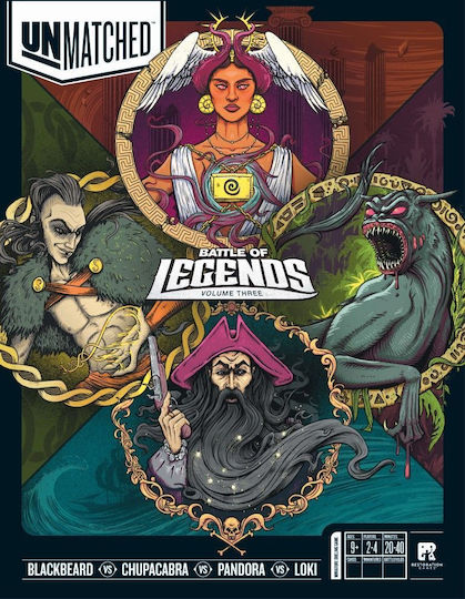 Επιτραπέζιο Παιχνίδι Unmatched: Battle Of Legends, Volume Three για 2-4 Παίκτες 9+ Ετών (EN) Restoration Games