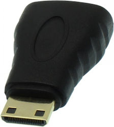 Θηλυκό HDMI male σε mini HDMI female