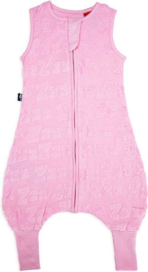 Baby Bliss Autumn Sleeping Bag with Feet Dreamy Zzz Pink
