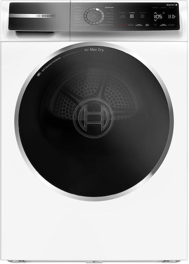 Bosch Serie 8 Στεγνωτήριο 9kg με Αντλία Θερμότητας