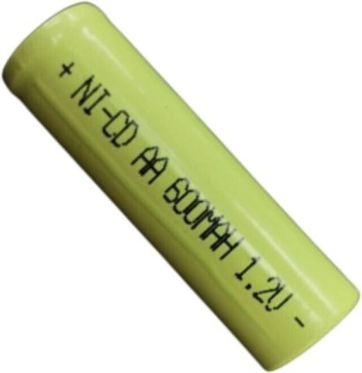 Wiederaufladbare Batterie Ni-Cd 600mAh 1.2V