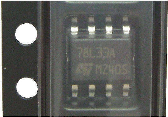 L78l33acd Linear Regulator 3.3v Up To 100ma Smd S0-8 Surface Mount