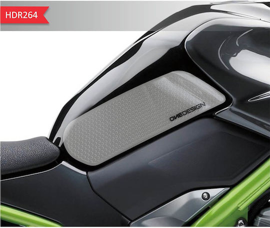 Side Tank Grip Protectors One Design Hdr Kawasaki Z 900 Transparent
