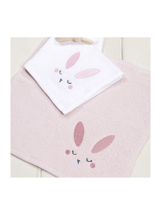 Nima Βρεφική Λαβέτα Sweet Bunny 30x30cm Βάρους 400gr/m²