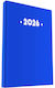 Globe Daily Diary Pvc 2026 Royal Blue 15x21 0312