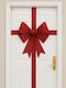 Due esse Christmas Door Bow Red Glitter 48x9x56cm