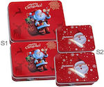 XMASfest Casete Metalice Xmas Set 2 Bucăți Drep...