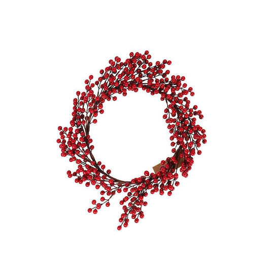Στεφάνι Κόκκινα Berries 50cm