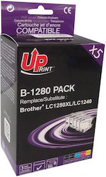 Set Cartușe Brother Dcp J525w J725w J925w Mfc J280w J425w J430w J435w J5910dw J625dw J6510dw J6710dw J6910dw J825dw J835dw Bk C M Y Lc1280xl/lc1240 Uprint Non-original