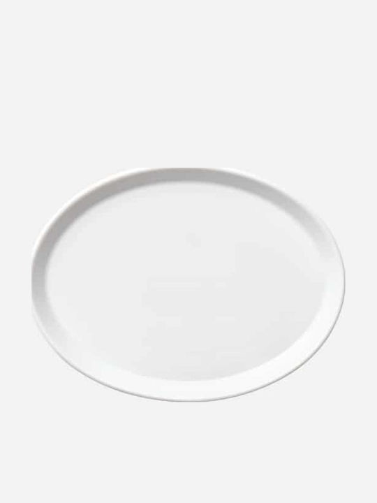 Bauscher Πιάτο Ρηχό Οβάλ από Πορσελάνη Λευκό 28x28cm