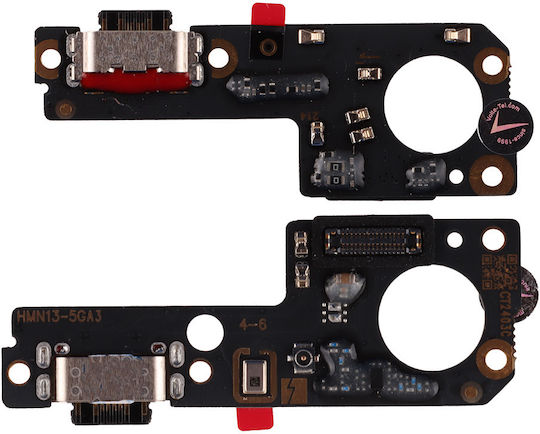 Xiaomi Redmi Note 13 5G Tip C Placă De Circuit Conector Încărcare+Jack Audio+Contact Antenă+Microfon 3p