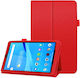 Flip Cover Δερμάτινη Κόκκινη (Lenovo Tab M8 TB-8505)