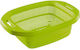 Hega Hogar Plastic Colander Green 12x27cm 1pcs
