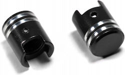 Τάπες Βαλβίδας Αέρα Chaft Piston Σετ Μαύρες