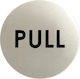 520 Σήμανση Inox Pull 8εκ