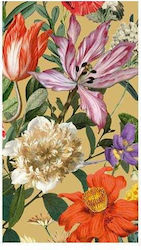 Χαρτοπετσέτες Guest Dutch Floral Gold 10.8x19.8cm Caspari 15 Tεμάχια