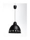 Gallis Mini Rugby Pendant Light Black with Socket E27 26x25x25cm