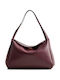 Damentasche Schultertasche Burgundisch