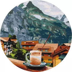 Oval Paint By Numbers Cappuccino