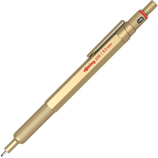 Rotring 600 Gold Mechanischer Bleistift 0,5mm 4895151557833