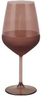 Oriana Ferelli Set of Glasses Cocktail/Drinking made of Glass in Brown Color Stemmed 4pcs