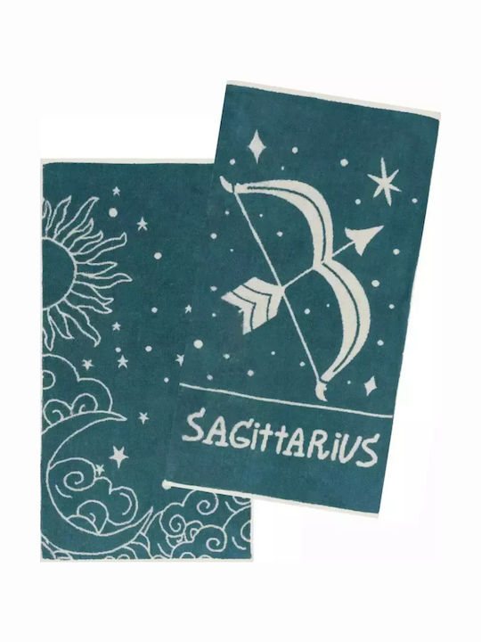 Kentia Πετσέτα Προσώπου Zodiac 50x90εκ. Sagitar...