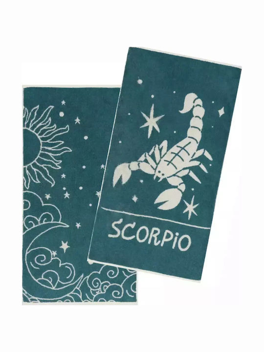 Kentia Πετσέτα Προσώπου Zodiac 50x90εκ. Scorpio...