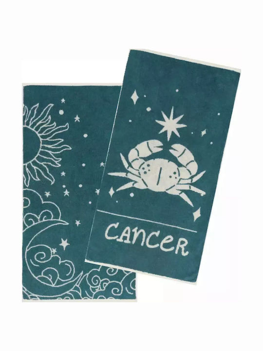 Kentia Πετσέτα Προσώπου Zodiac 50x90εκ. Cancer ...
