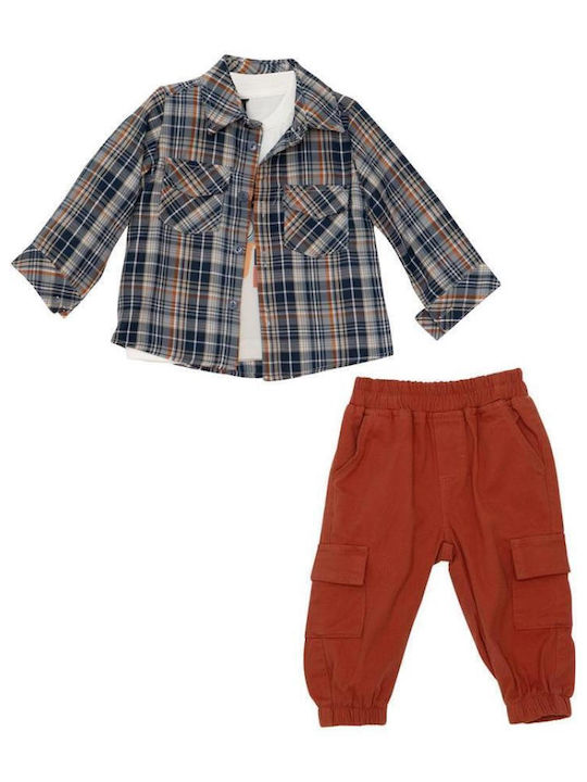 Restart Kids' Set with Pants Winter 3pcs Navy