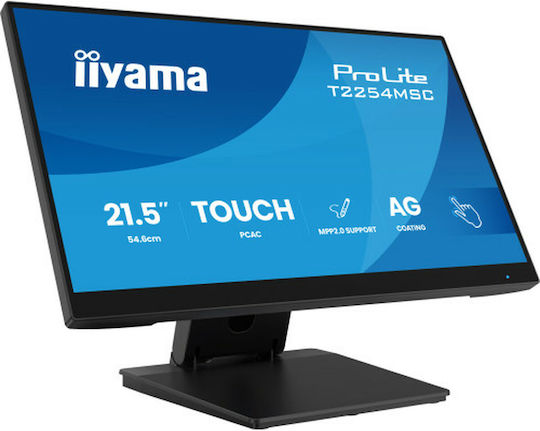 Iiyama T2254MSC-B2AG IPS Touch Monitor 22" FHD 1920x1080 with Response Time 4ms GTG