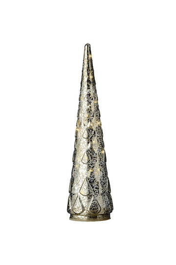 Christmas Decorative Illuminated Tree Silver Tree