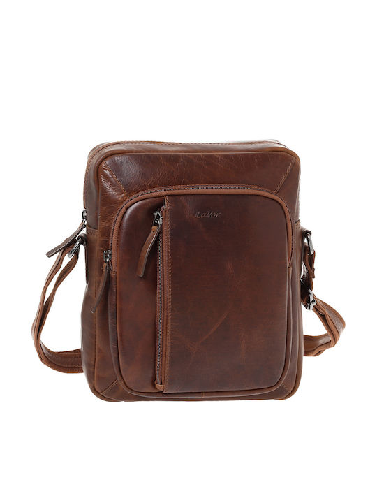 Lavor Leather Men's Bag Shoulder / Crossbody Brown