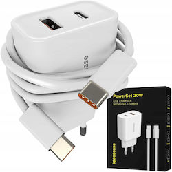 Spacecase USB-C 20W with Cable USB-C - USB-C Spacecase USB-C 20W with Cable USB-C - USB-C