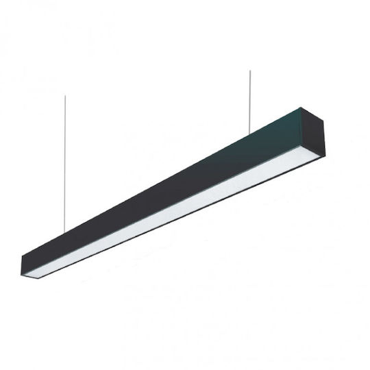 Power Led LED Γραμμικό Φωτιστικό Οροφής 40W Θερμό Λευκό 121.7εκ.