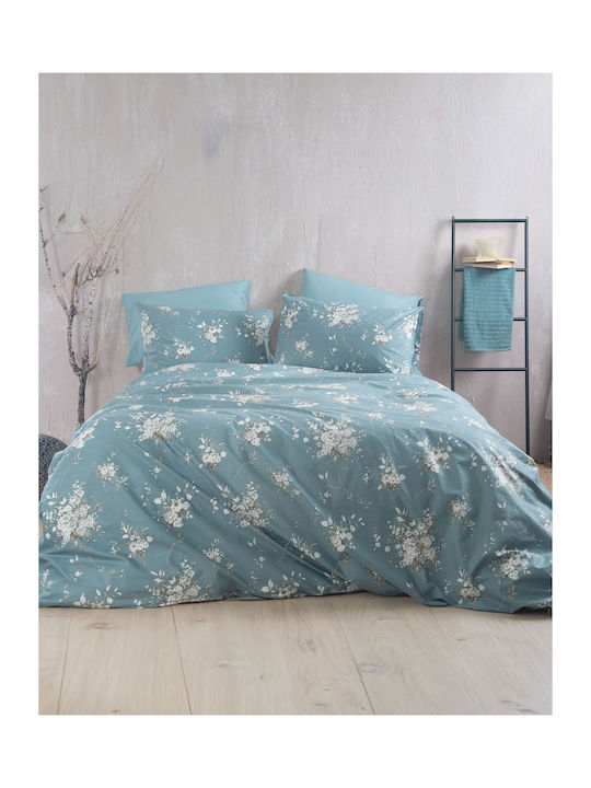 Rythmos Sheet Sets Queen 230x270cm. Diva Blue 4pcs